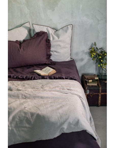 Pure Reversible Bedspread in Linen/Cotton