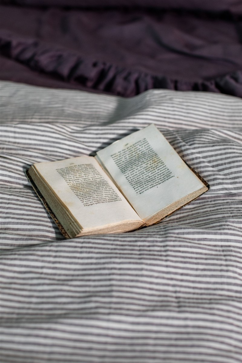 Pure Reversible Bedspread in Linen/Cotton