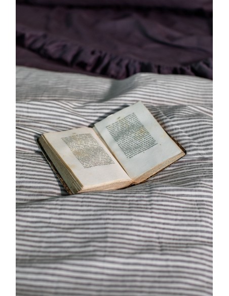 Pure Reversible Bedspread in Linen/Cotton