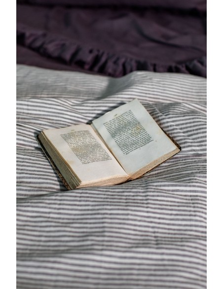 Pure Reversible Bedspread in Linen/Cotton