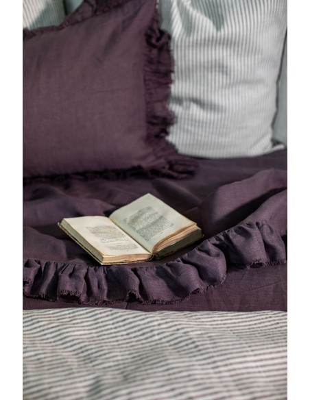 Pure Reversible Bedspread in Linen/Cotton