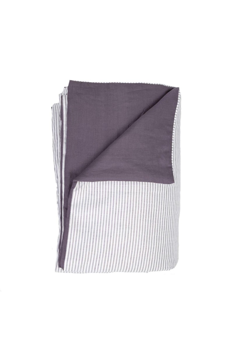 Pure Reversible Bedspread in Linen/Cotton