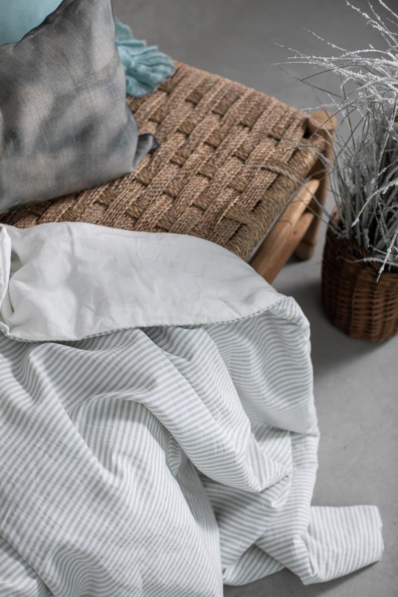 Copriletto Pure in Lino/Cotone