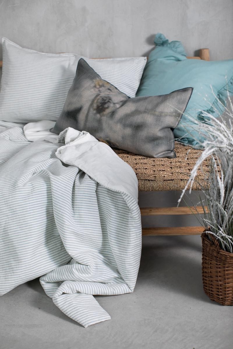 Copriletto Pure in Lino/Cotone