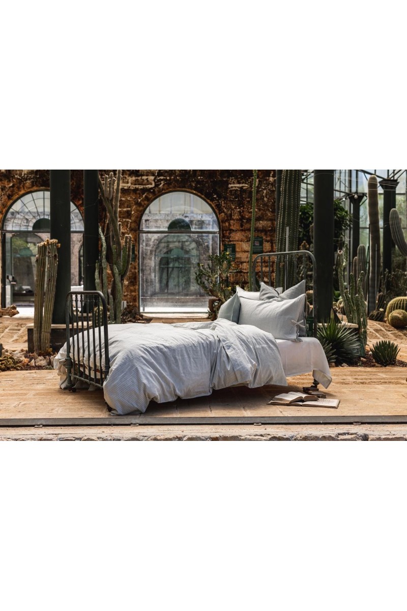 Pure Reversible Bedspread in Linen/Cotton