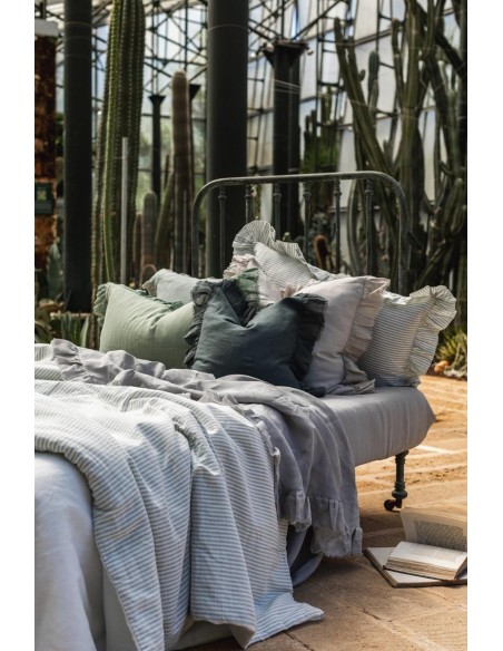 Copriletto Pure in Lino/Cotone