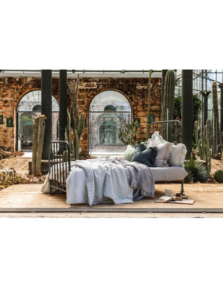 Copriletto Pure in Lino/Cotone