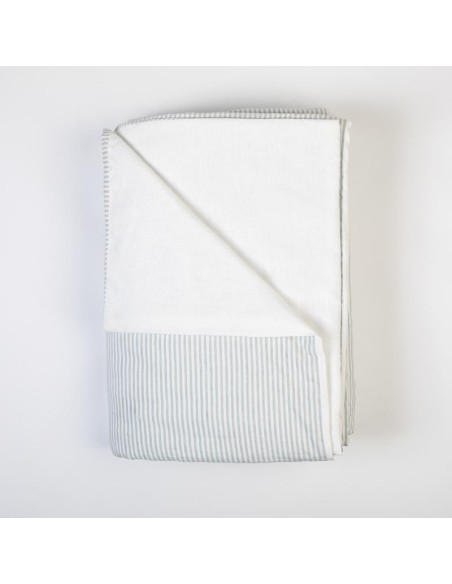 Pure Reversible Bedspread in Linen/Cotton