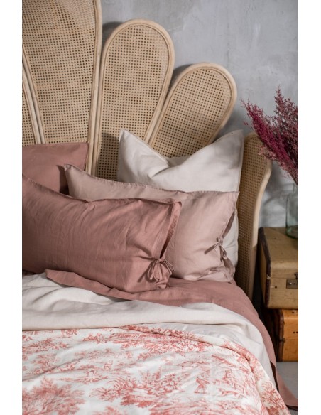 Pure Reversible Bedspread in Linen/Cotton