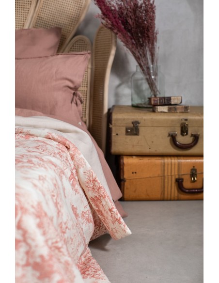 Copriletto Pure in Lino/Cotone