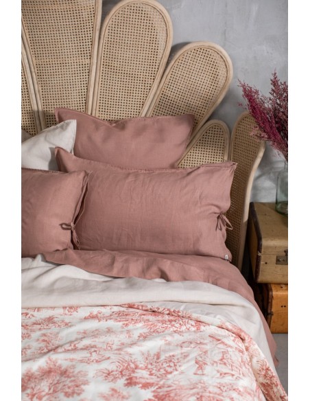 Pure Reversible Bedspread in Linen/Cotton