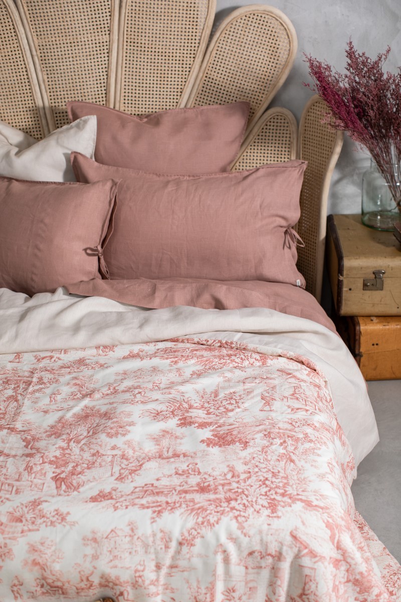 Copriletto Pure in Lino/Cotone