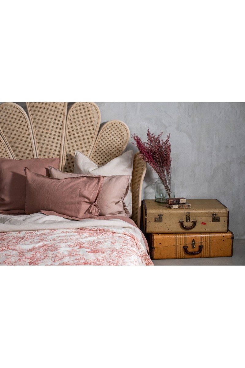 Pure Reversible Bedspread in Linen/Cotton