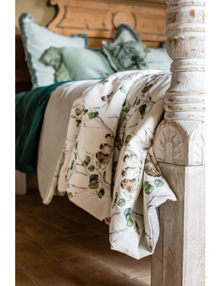 Copriletto Pure in Lino/Cotone