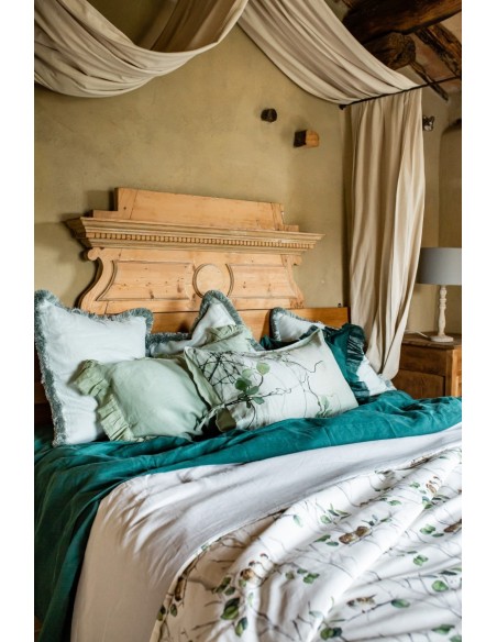 Copriletto Pure in Lino/Cotone