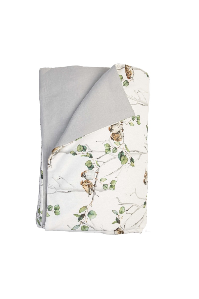 Copriletto Pure in Lino/Cotone