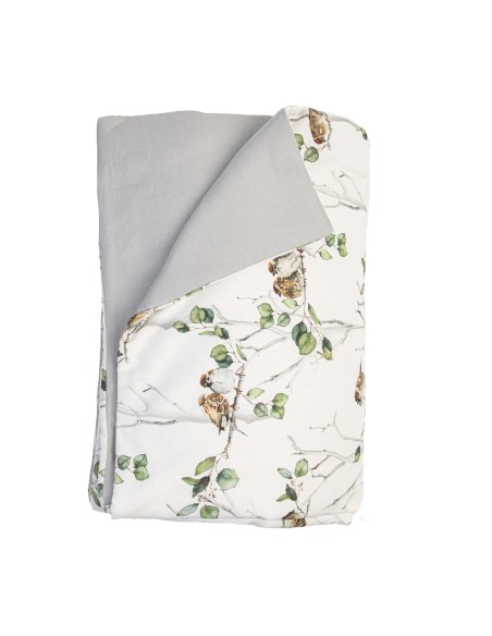 Copriletto Pure in Lino/Cotone