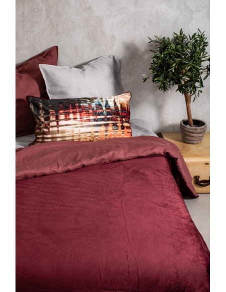 Pure Reversible Bedspread in Velvet/Lino