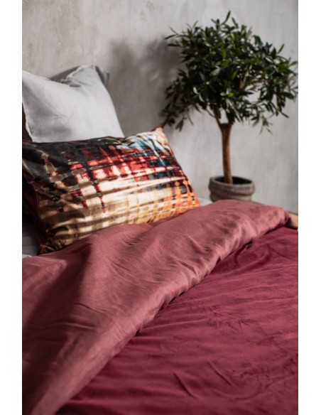 Pure Reversible Bedspread in Velvet/Lino