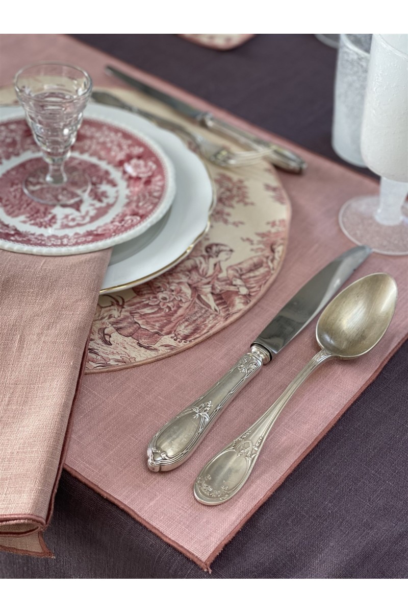 Linen Placemat Stain Resistant Filo