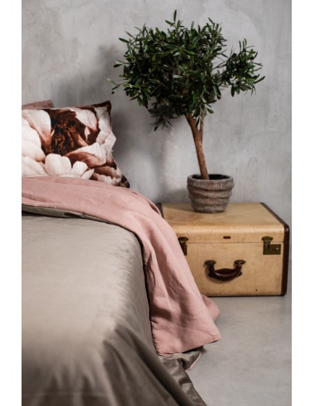 Pure Reversible Bedspread in Velvet/Lino