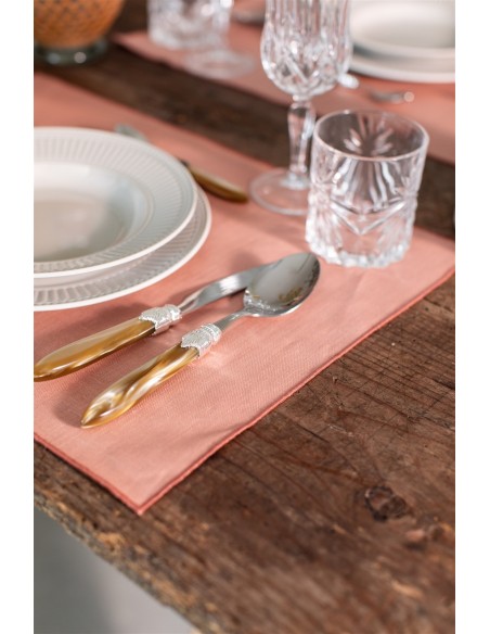 Linen Placemat Stain Resistant Filo