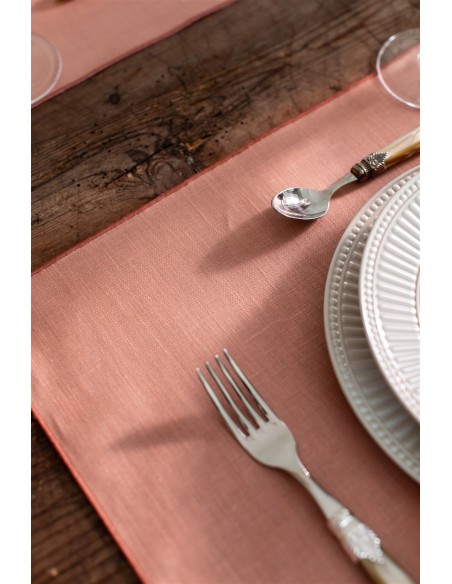 Linen Placemat Stain Resistant Filo