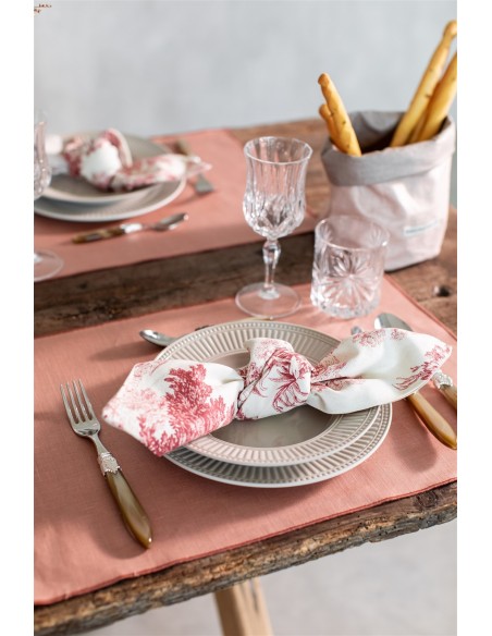 Linen Placemat Stain Resistant Filo