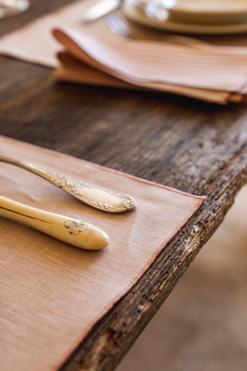 Set de table en lin enduit Filo