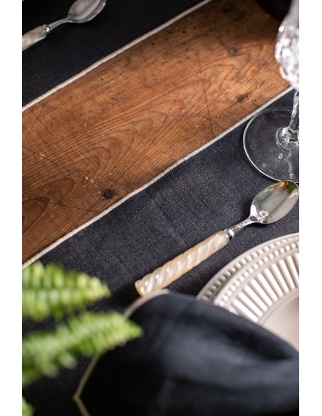 Linen Placemat Stain Resistant Filo
