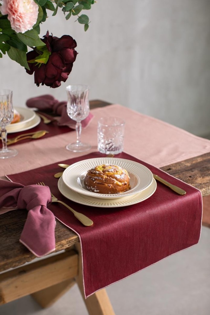 Linen Placemat Stain Resistant Filo 2