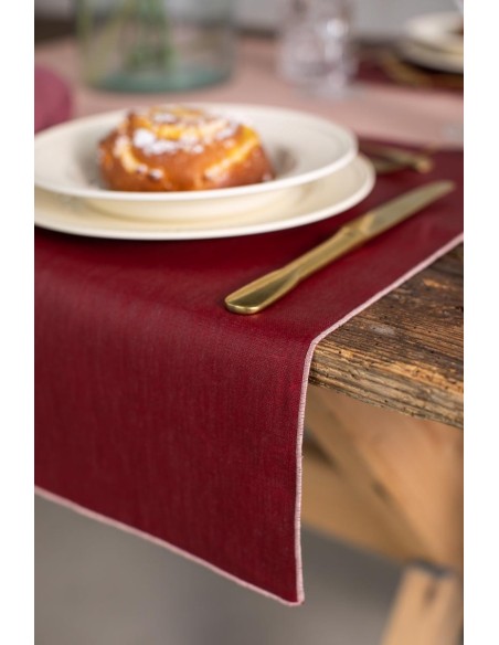 Linen Placemat Stain Resistant Filo