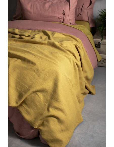 Pure Linen Unlined Bedspread
