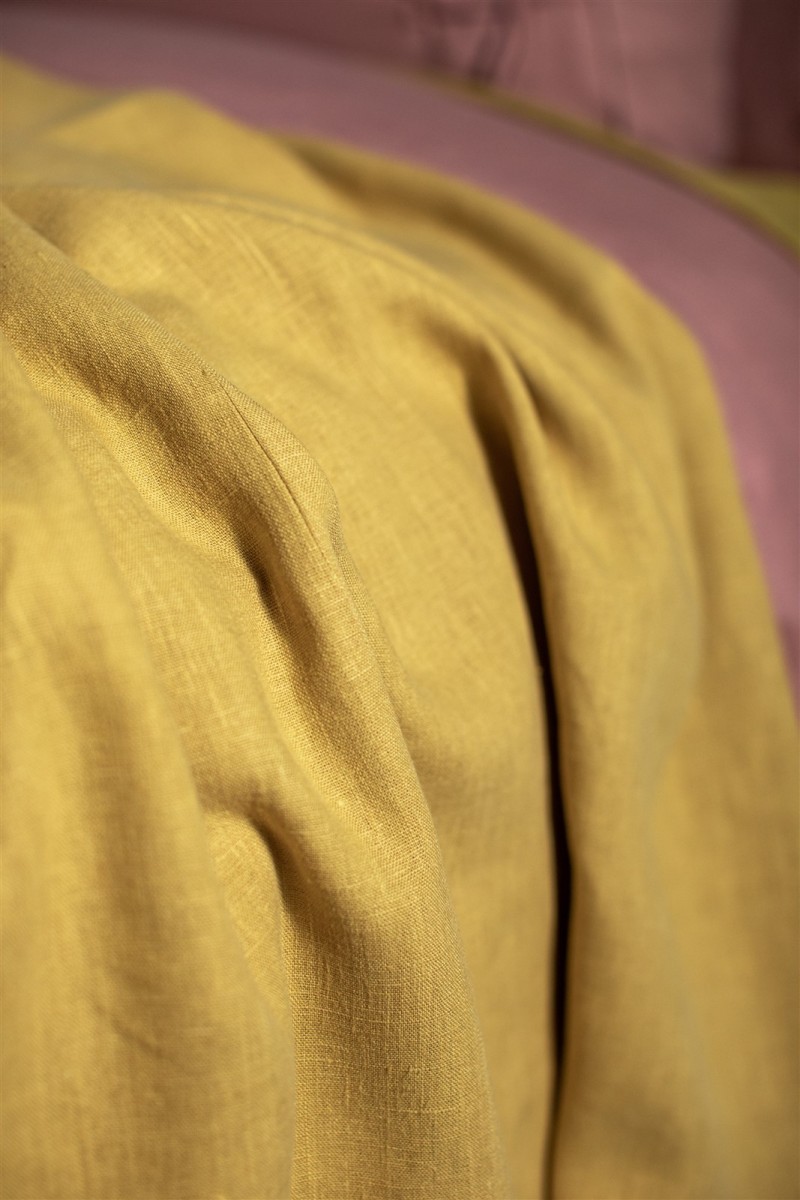 Pure Linen Unlined Bedspread