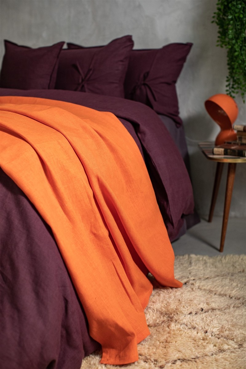 Pure Linen Unlined Bedspread