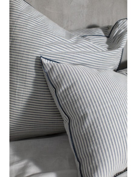 Striped Linen Pillowcase