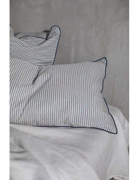 Striped Linen Pillowcase