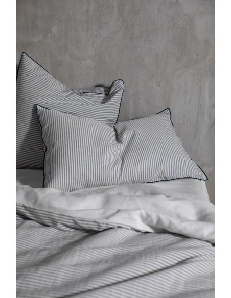 Striped Linen Pillowcase