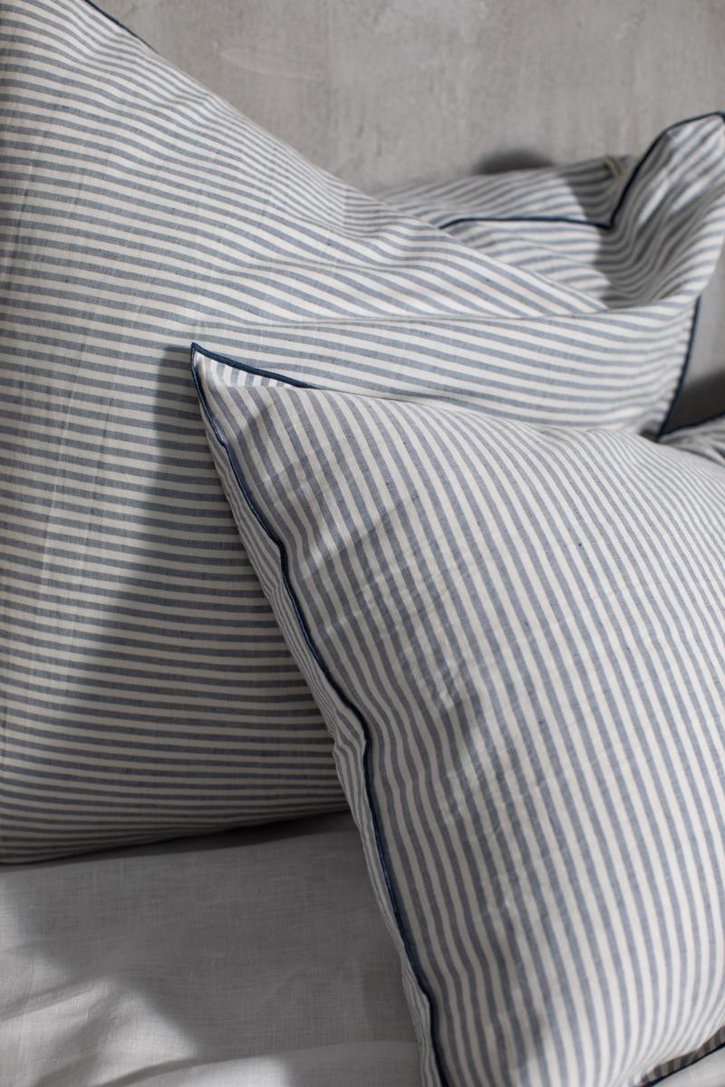 Striped Linen Pillowcase
