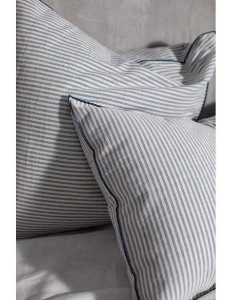 Striped Linen Pillowcase