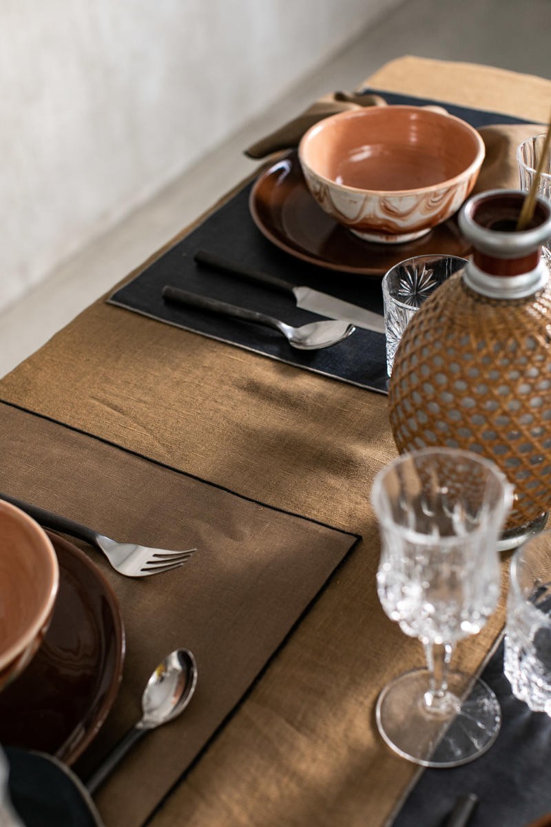 Set de table en lin enduit Filo