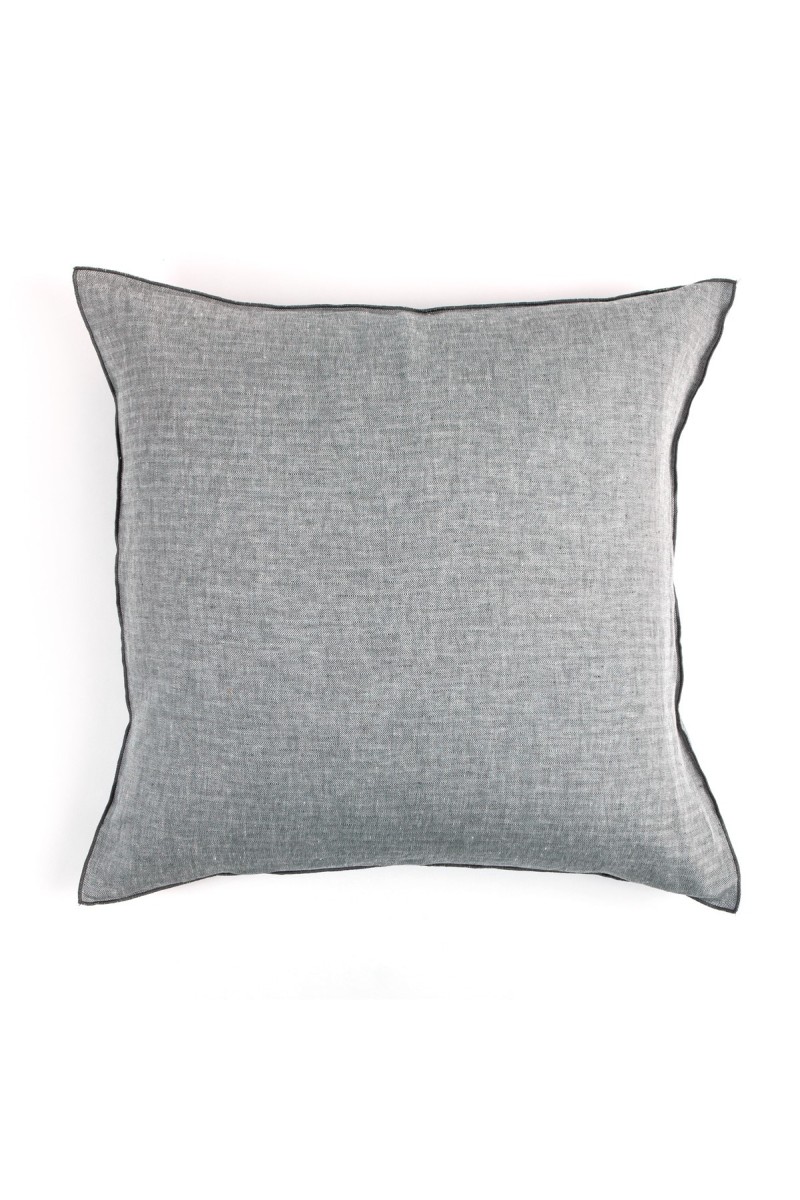 Taie d'oreiller en lin Jacquard