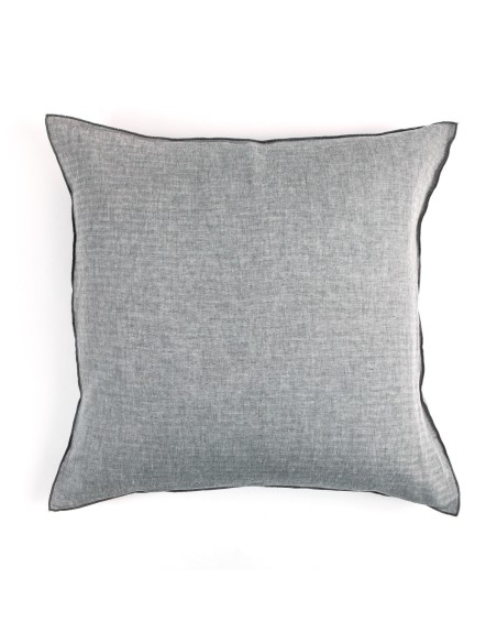 Taie d'oreiller en lin Jacquard