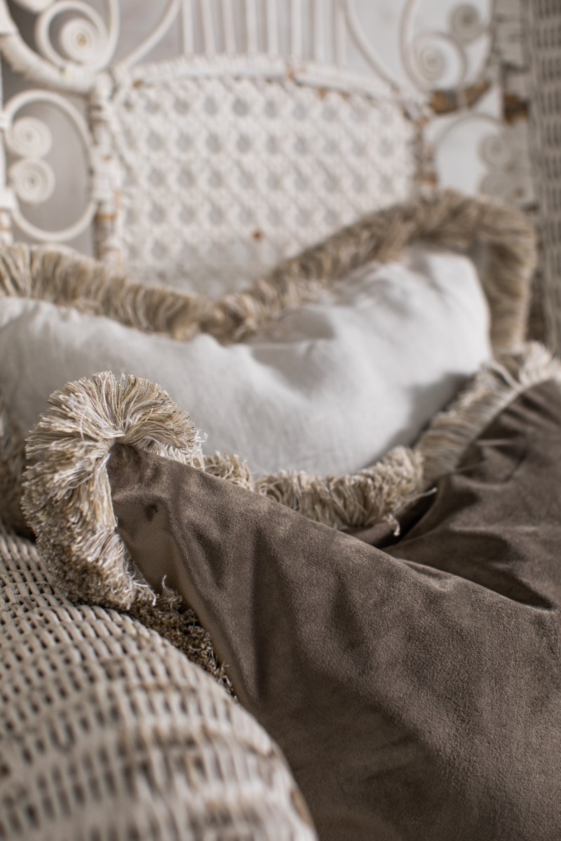 Pillowcase Fringes Linen