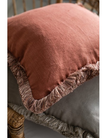 Pillowcase Fringes Linen