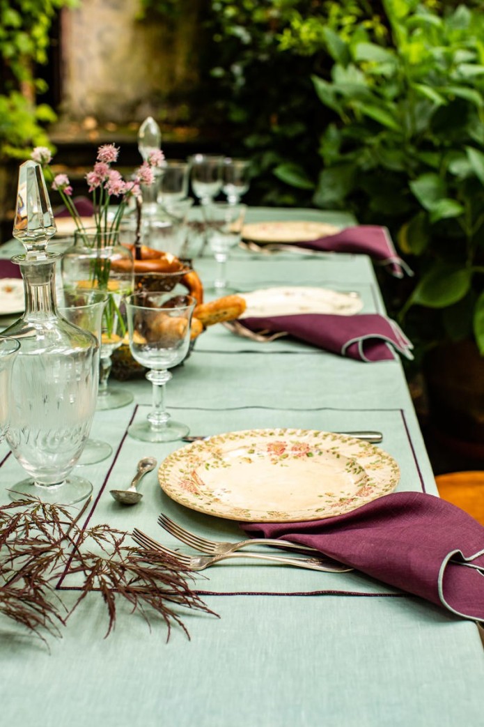 Set de table en lin enduit Filo 2