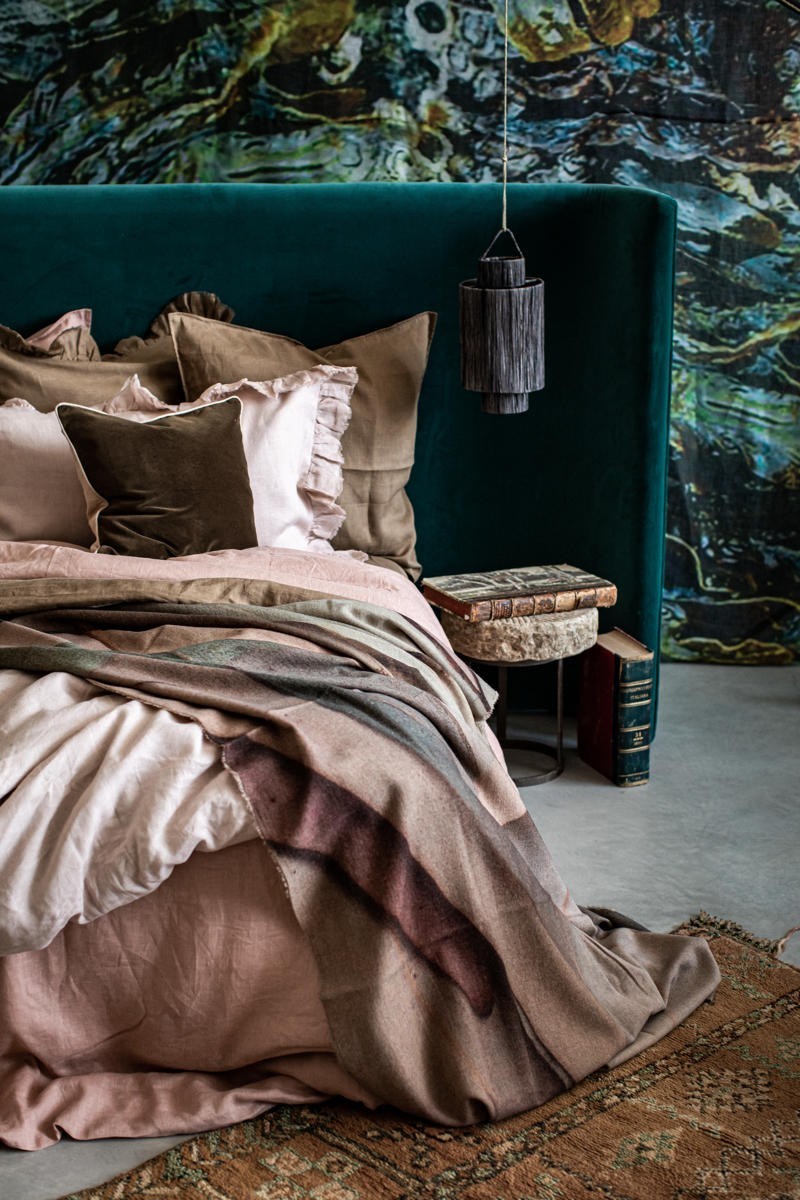 Taie d'oreiller en lin Gitane