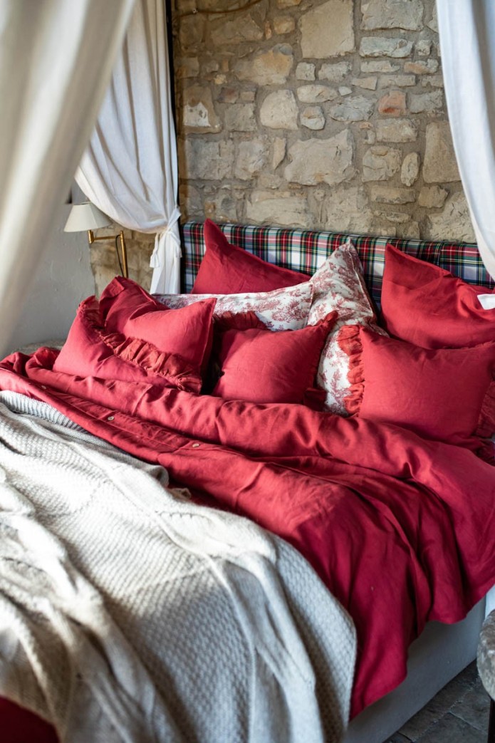 Taie d'oreiller en lin Gitane 2