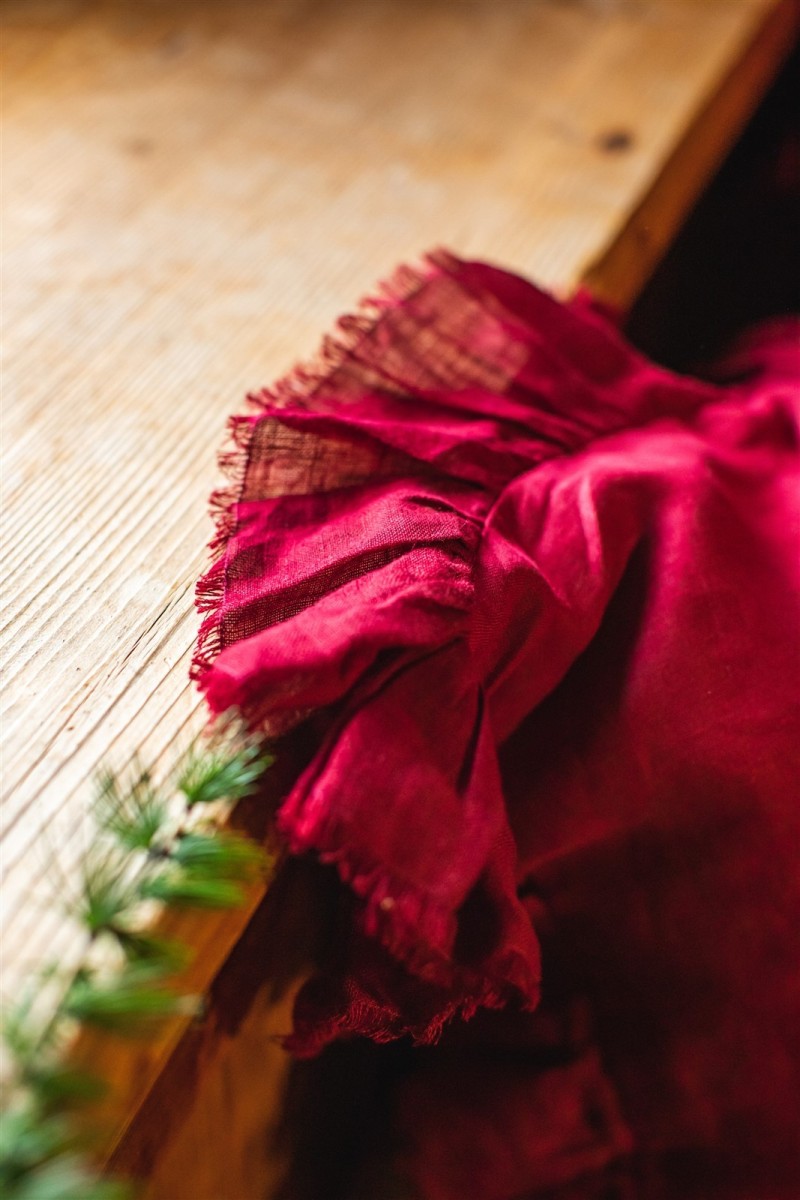 Taie d'oreiller en lin Gitane