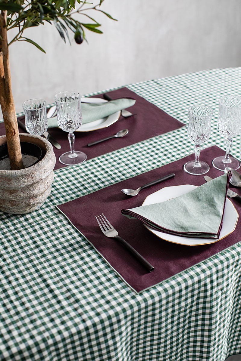 Set de table en lin enduit Filo